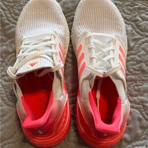 Adidas Ultraboost 20 Women's White and Pink shoe